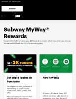 Subway menu