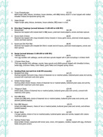 The Gage menu