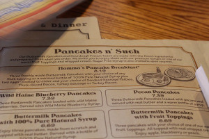 Cracker Barrel Old Country Store menu