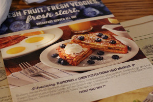 Cracker Barrel Old Country Store menu