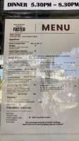 Panda Express menu