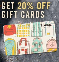 Panera Bread menu