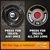 Sonic Drive-in menu