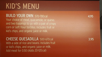 Dunkin' menu