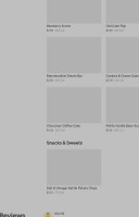 Starbucks menu