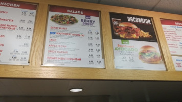 Wendy's menu