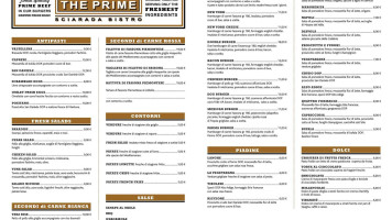 Trademark menu