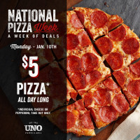 Uno Pizzeria Grill menu