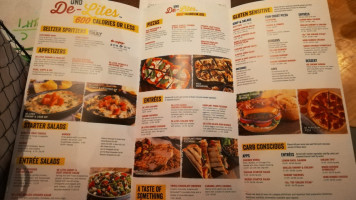 Uno Pizzeria Grill menu