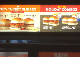 White Castle menu