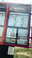 McDonald's menu