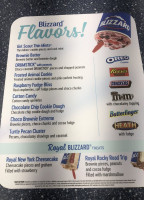Dairy Queen (treat) menu