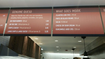 Chipotle menu
