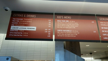 Chipotle menu