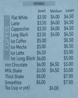 Bella Italia menu