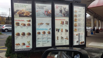 McDonald's menu