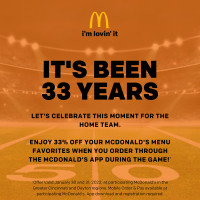 McDonald's menu