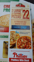 Papa John's Pizza menu
