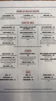 The Cobblestone menu