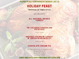 Flynn’s Eats menu