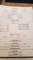 The Fishing Hole Milton menu