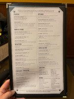 McBride's Steakhouse menu