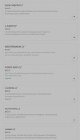 Candies Kitchen menu