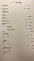 Backyard Barn Winery Microbrewery menu