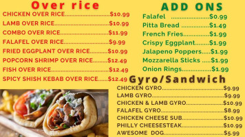 Halal Bros Fishkill menu