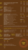 Java Jackets Coffee House menu