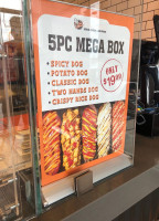 Two Hands Seoul Fresh Corn Dogs menu