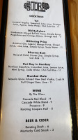 The Sudra menu