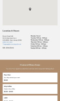 Brown Dog Café menu