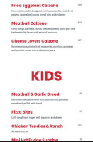 New Hampshire Pizza Co. menu