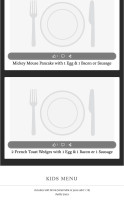 Sunrise Grill menu