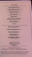 Zmac's Riverside Pub menu
