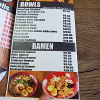 Nora Asian Fresh menu