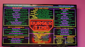 Burgertime Nj menu