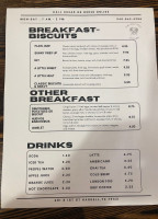 The Ugly Mug Kitchen menu