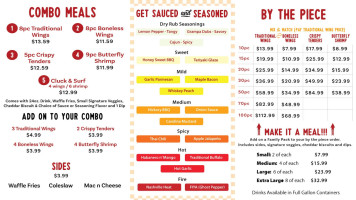 Wing And Go menu