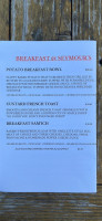 Seymour’s Samich Shoppe menu