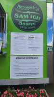 Seymour’s Samich Shoppe menu