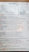 Browns Socialhouse Prince George menu