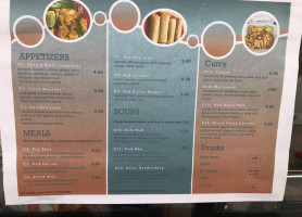 Chang Thai menu