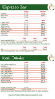 Hampton Coffee Company menu