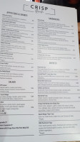 Crisp Rochester menu