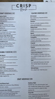 Crisp Rochester menu
