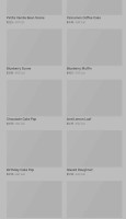 Starbucks menu