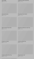 Starbucks menu