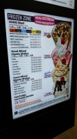Sonic Drive-in menu